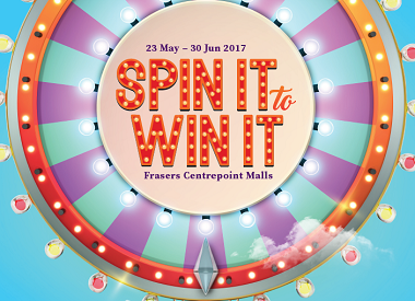 Spin It To Win It At </br>Frasers Centrepoint Malls